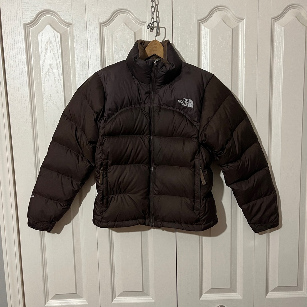 Women’s The North Face Nuptse 700 Fill Puffer Jacket Brown Sz. XS